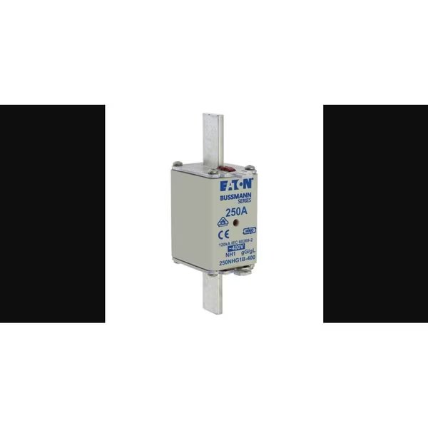Inline Fuse, NHG Series, 224A, 400V AC, Square, Eaton Bussmann, Mfr#: 224NHG1B-400